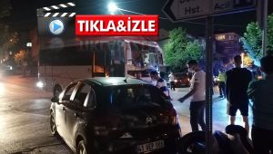 Darıca'da otomobil ile servis minibüsü çarpıştı