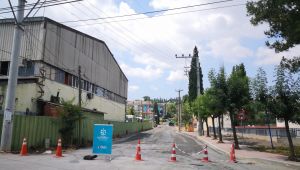 Darıca Körfez Caddesi'nde üstyapı çalışması