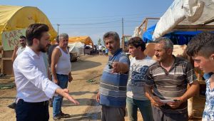 Demirci ve ekibi hayvan pazarını karış karış gezdi