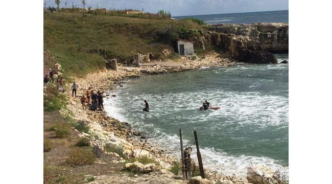 Denizde kaybolan gencin cesedi 25 saat sonra bulundu