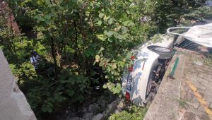 Fren yerine gaza basınca bahçeye uçtu