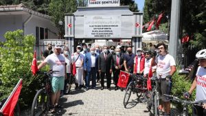 Gebze’de 15 Temmuz şehitleri anısına bisiklet turu