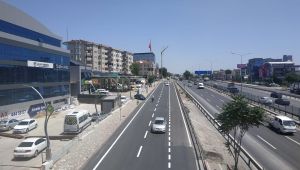 Gebze İstanbul Caddesi'nde yol çizgileri çizildi