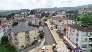 Gölcük Anafartalar Caddesi asfaltlandı