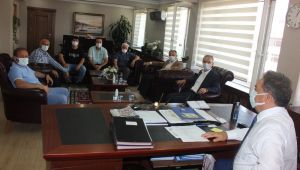 GÜDEF'ten Kaymakam Güler'e taziye ziyareti