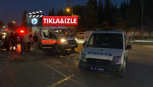 Hızını alamayıp karşı şeride uçtu: 1 yaralı