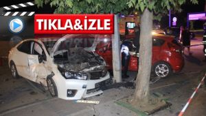 İki otomobil kafa kafaya çarpıştı: 2 çocuk, 6 yaralı