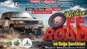 Kartepe'de hafta sonu off-road heyecanı