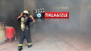 Kimya fabrikasının deposunda korkutan yangın