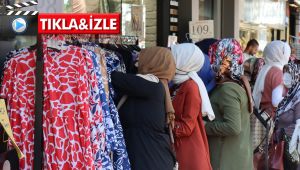 Kısıtlamasız ilk bayramı iple çekenler alışverişe koştu