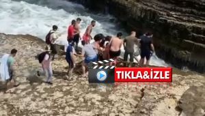 Kocaeli'de dalgalara kapılan vatandaş kurtarıldı
