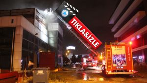 Kullanılmayan iş yerinde yangın çıktı