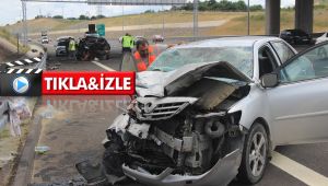 Kuzey Marmara Otoyolu'nda feci kaza