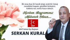 MHP Gebze İlçe Başkanı Kural'dan Kurban Bayramı ilanı