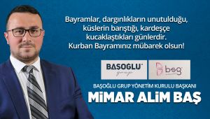 Mimar Alim Baş'tan Kurban Bayramı ilanı