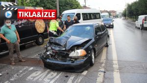 Otomobil tıra arkadan çarptı: 2 yaralı