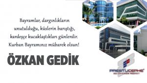 Özkan Gedik'ten Kurban Bayramı ilanı