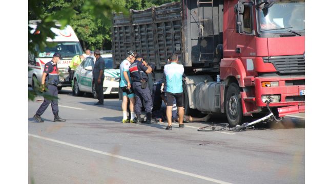 Tırın altında kalan eski kulüp başkanı hayatını kaybetti
