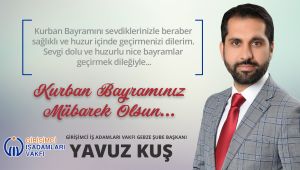 Yavuz Kuş'tan Kurban Bayramı ilanı