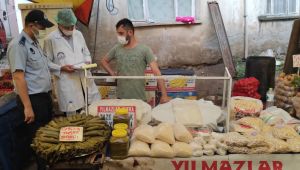 Zabıtadan pazarlarda denetimler