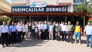 Başkan Büyükakın, Yarımcalılara konuk oldu