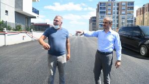 Başkan Çiftçi asfalt çalışmalarını inceledi!