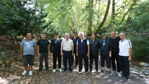 Çınarlıdere’de sabah yürüyüşü