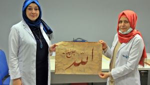 Dünyanın en zor tekniği ile cami duvarları süsleniyor