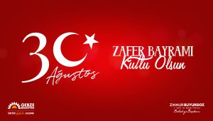 Gebze Belediyesi 30 Ağustos Zafer Bayramı ilanı