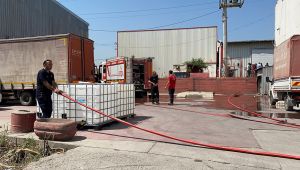 Gebze’de kimya fabrikası alevlere teslim oldu