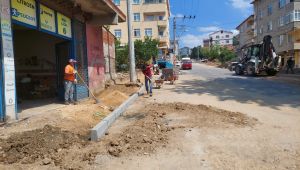 Gebze Fikri Altıokka Caddesi’nde üstyapı çalışması