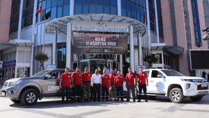 İzmit Belediyesinin yardım aracı Kastamonu’ya ulaştı