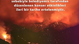 İzmit'te konser etkinlikleri ertelendi