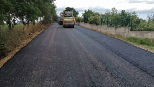 Kandıra'da 1,5 kilometre uzunlukta yol asfaltlandı