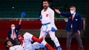 Karate’de bir madalya da Uğur Aktaş’tan!