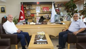 Kaymakam Aksak’tan Başkan Aygün’e Veda Ziyareti