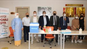 Kocaeli'de lise öğrencileri aşılandı