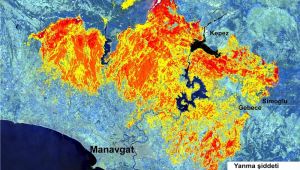 Manavgat Yangını GTÜ Tarafından Haritalandı 