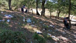 Mesire alanlarında temizlik çalışmaları