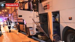 TEM’de 3 araç birbirine girdi: 1 yaralı