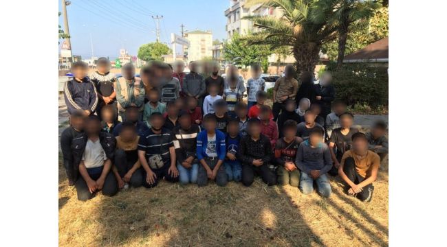 TEM’de durdurulan minibüsten 50 kaçak göçmen çıktı