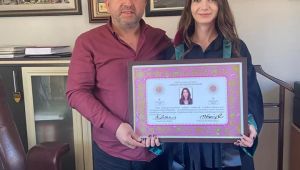 Ahsen Karahan belgesini aldı!