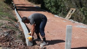 Akmeşe Sultaniye'ye parke yol