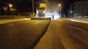 Asfaltlamada gece gündüz durmak yok