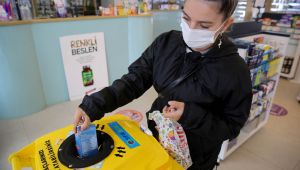 Atık ilaç toplama projesi sürüyor