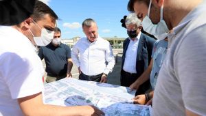 Başkan Büyükakın, Kandıra Sapağını ve Yürüyüş Yolunu inceledi