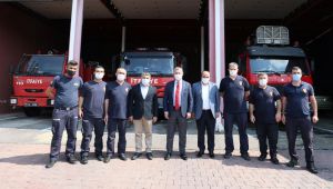 Büyükakın'dan Dilovası İtfaiyesi'ne ziyaret