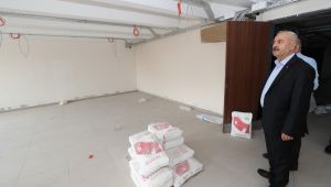 Büyükgöz eski adliye binasındaki çalışmaları inceledi