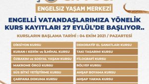 Darıca Engelsiz Yaşam Merkezi’nde kayıtlar başladı