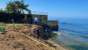 Darıca sahilde bulunan cesedi elleri ayakları bağlı halde çuvalla denize atmışlar